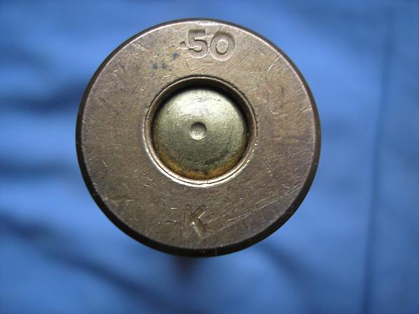 Experimental Boxer primed .50 BMG
