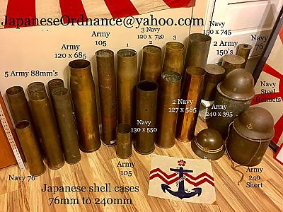 Inert Japanese WWII ordnance