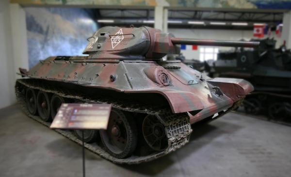 Russian T34/76 At Saumur