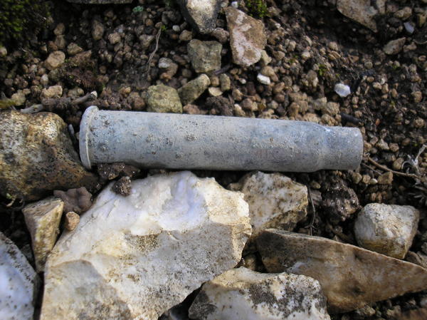 still in the WWI practice trench