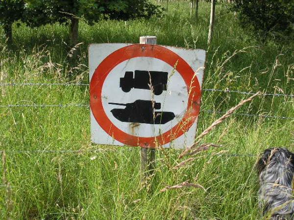 This Means No Jumping Tanks With Lorries